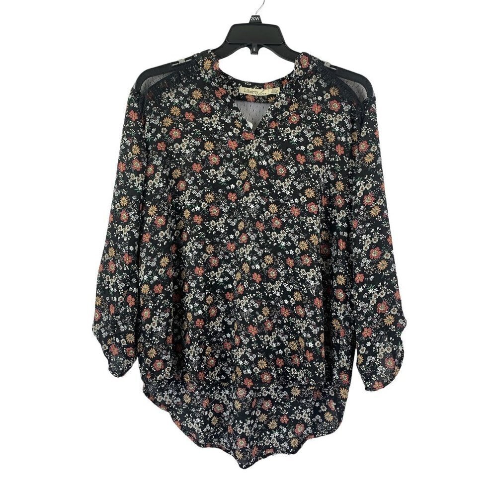 Liberty Love Women's Floral Lightweight Blouse
